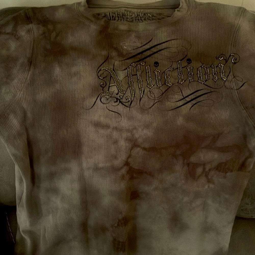 Affliction, long sleeves shirt, like new